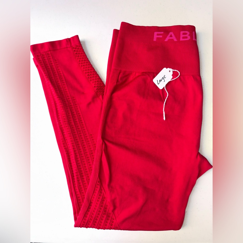 Fabletics Red Leggings